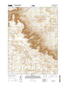 Y B O Canyon Wyoming Current topographic map, 1:24000 scale, 7.5 X 7.5 Minute, Year 2015
