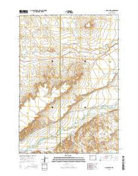 Y U Bench NE Wyoming Current topographic map, 1:24000 scale, 7.5 X 7.5 Minute, Year 2015