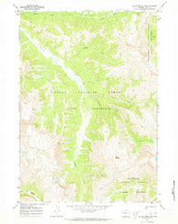 Yellow Mountain Wyoming Historical topographic map, 1:24000 scale, 7.5 X 7.5 Minute, Year 1970