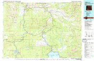 Yellowstone National Park North Wyoming Historical topographic map, 1:100000 scale, 30 X 60 Minute, Year 1983