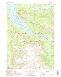 Yellowstone Point Wyoming Historical topographic map, 1:24000 scale, 7.5 X 7.5 Minute, Year 1989