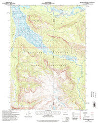 Yellowstone Point Wyoming Historical topographic map, 1:24000 scale, 7.5 X 7.5 Minute, Year 1996