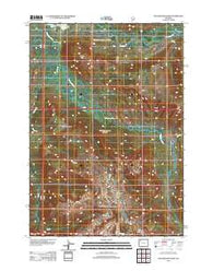 Yellowstone Point Wyoming Historical topographic map, 1:24000 scale, 7.5 X 7.5 Minute, Year 2012