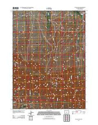 Youngs Pass Wyoming Historical topographic map, 1:24000 scale, 7.5 X 7.5 Minute, Year 2012