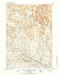 Younts Peak Wyoming Historical topographic map, 1:125000 scale, 30 X 30 Minute, Year 1905