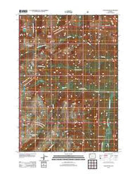 Younts Peak Wyoming Historical topographic map, 1:24000 scale, 7.5 X 7.5 Minute, Year 2012