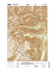 Younts Peak Wyoming Current topographic map, 1:24000 scale, 7.5 X 7.5 Minute, Year 2015