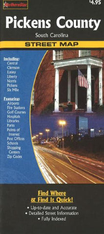 Buy map Pickens County, South Carolina by The Seeger Map Company Inc., NorthernStar (Firm)