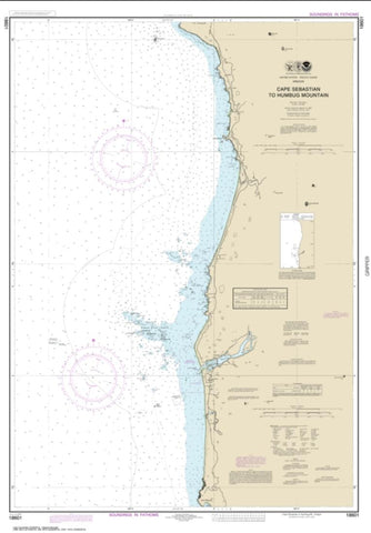 Buy map Cape Sebastian to Humbug Mountain (18601-14) by NOAA