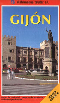 Buy map Gijon, Spain by Distrimapas Telstar, S.L.
