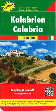 Buy map Calabria, Italy by Freytag-Berndt und Artaria