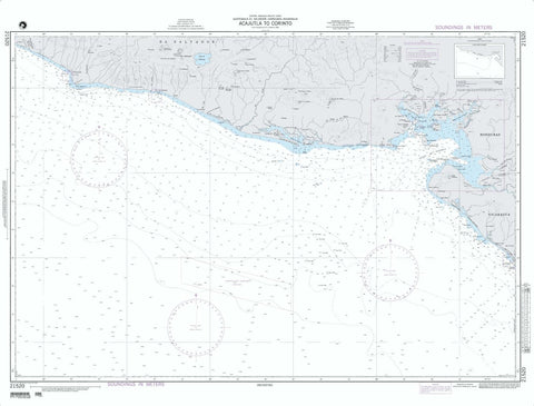 Buy map Acajutla To Corinto (NGA-21520-1) by National Geospatial-Intelligence Agency
