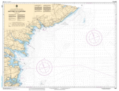 Buy map East Point to/a Cape Bear by Canadian Hydrographic Service