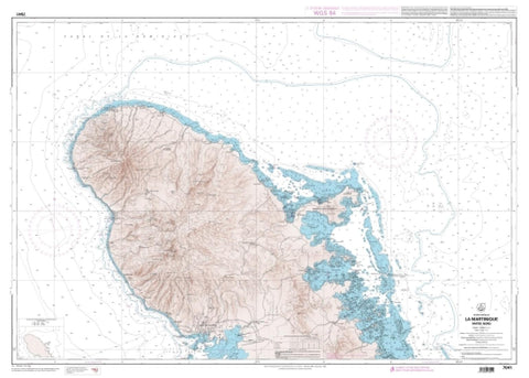 Buy map La Martinique - Partie Nord by SHOM