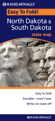 Buy map North and South Dakota, Easy to Fold by Rand McNally