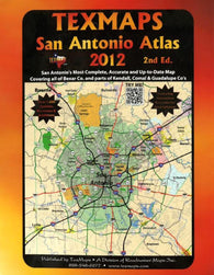Buy map San Antoniom, Texas Atlas by Texmaps