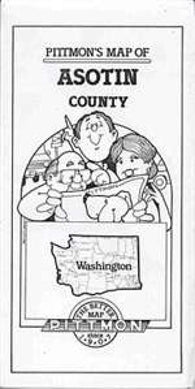 Buy map Asotin County, Washington by Pittmon Map Company