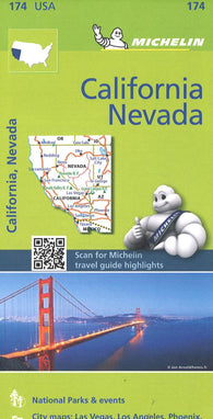 Buy map California and Nevada (174)