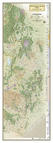 Buy map Continental Divide Trail [laminated]