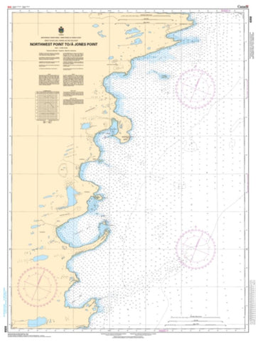 Buy map Northwest Point to/a Jones Point by Canadian Hydrographic Service