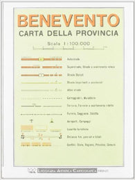 Buy map Benevento : carta della provincia