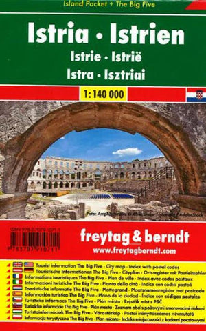 Buy map Istria, Island Pocket Map by Freytag-Berndt und Artaria