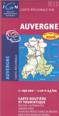 Buy map Auvergne Road Map