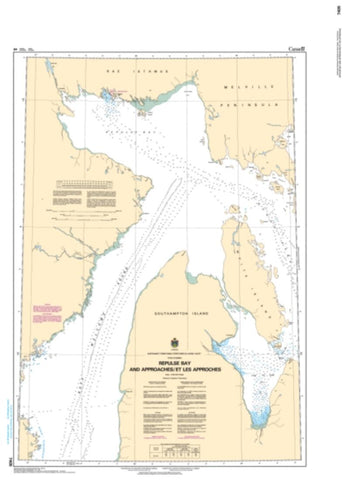 Buy map Repulse Bay and Approaches/et les Approches by Canadian Hydrographic Service