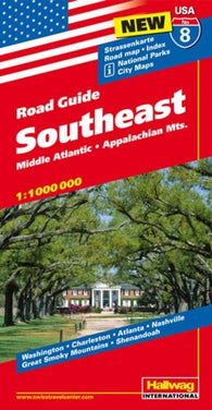 Buy map Southeast : middle Atlantic : Applachian Mts. : road guide