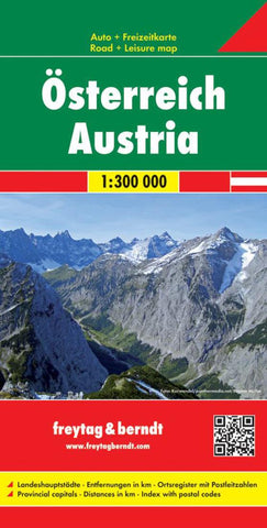 Buy map Austria, Road Map by Freytag-Berndt und Artaria