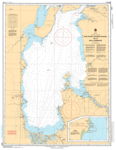 Buy map Red River/Riviere Rouge to/a Gull Harbour by Canadian Hydrographic Service