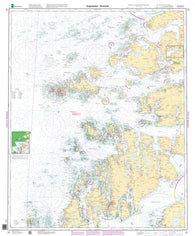 Buy map SOGNESJÖEN - STAVENES (25) by Kartverket