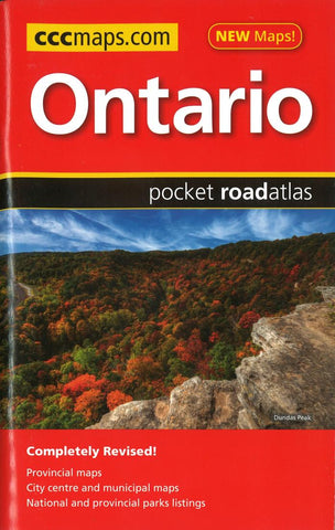Buy map Ontario Pocket Road Atlas by Canadian Cartographics Corporation
