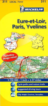 Buy map Eure Et Loir, Paris, Yvelines (311) by Michelin Maps and Guides