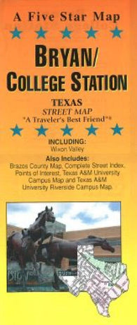 Buy map Bryan and College Station, Texas by Five Star Maps, Inc.