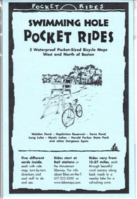 Buy map Boston, West/North, Swimming Holes, Lam Biking Map Cards by Rubel BikeMaps