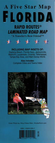 Buy map Florida Rapid Routes by Five Star Maps, Inc.