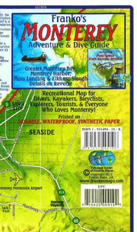 Buy map California Map, Monterey Bay Guide and Dive, folded, 2011 by Frankos Maps Ltd.