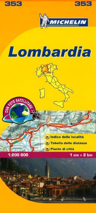 Buy map Lombardia, Italy (353) by Michelin Maps and Guides