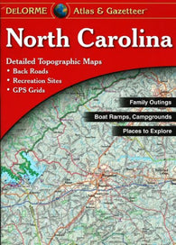 Buy map North Carolina, Atlas and Gazetteer by DeLorme