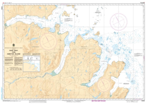 Buy map Cape Daly to/a Amiktok Island by Canadian Hydrographic Service