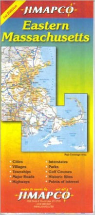 Buy map Massachusetts, Eastern by Jimapco