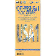 Buy map United States, Pacific Northwest