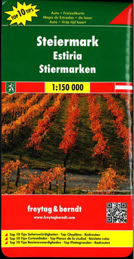 Buy map Steiermark = Estiria = Stiermarken = Styria = Styrie = Stiria