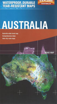 Buy map Australia by Explore Australia
