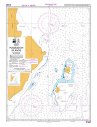 Buy map POSSESSION ISLANDS (14907) by Land Information New Zealand (LINZ)