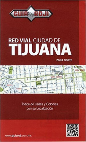 Buy map Tijuana, Mexico by Guia Roji