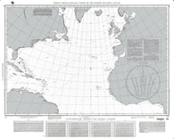 Buy map Great Circle Sailing Chart Of The North Atlantic Ocean (NGA-17-43) by National Geospatial-Intelligence Agency