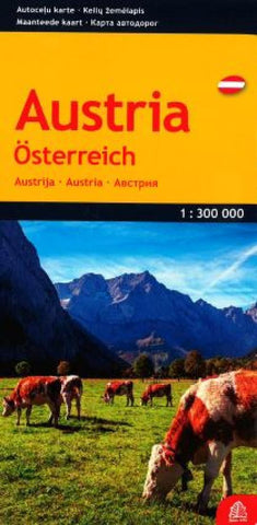 Buy map Austria by Jana Seta