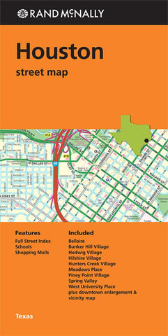 Buy map Houston, Texas, Street Map by Rand McNally
